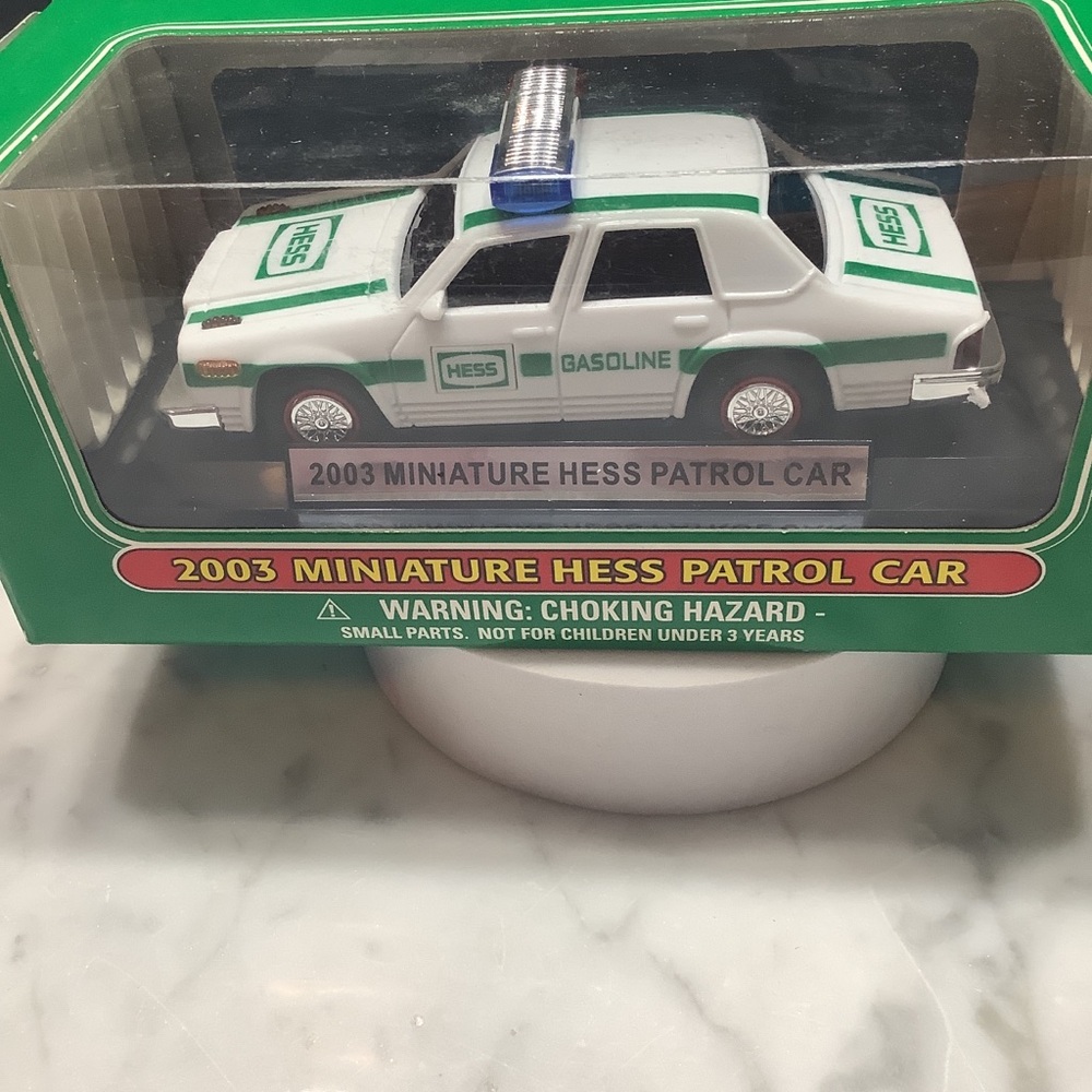 2003 Miniature Hess Patrol Car, Collectible Toy Vehicle